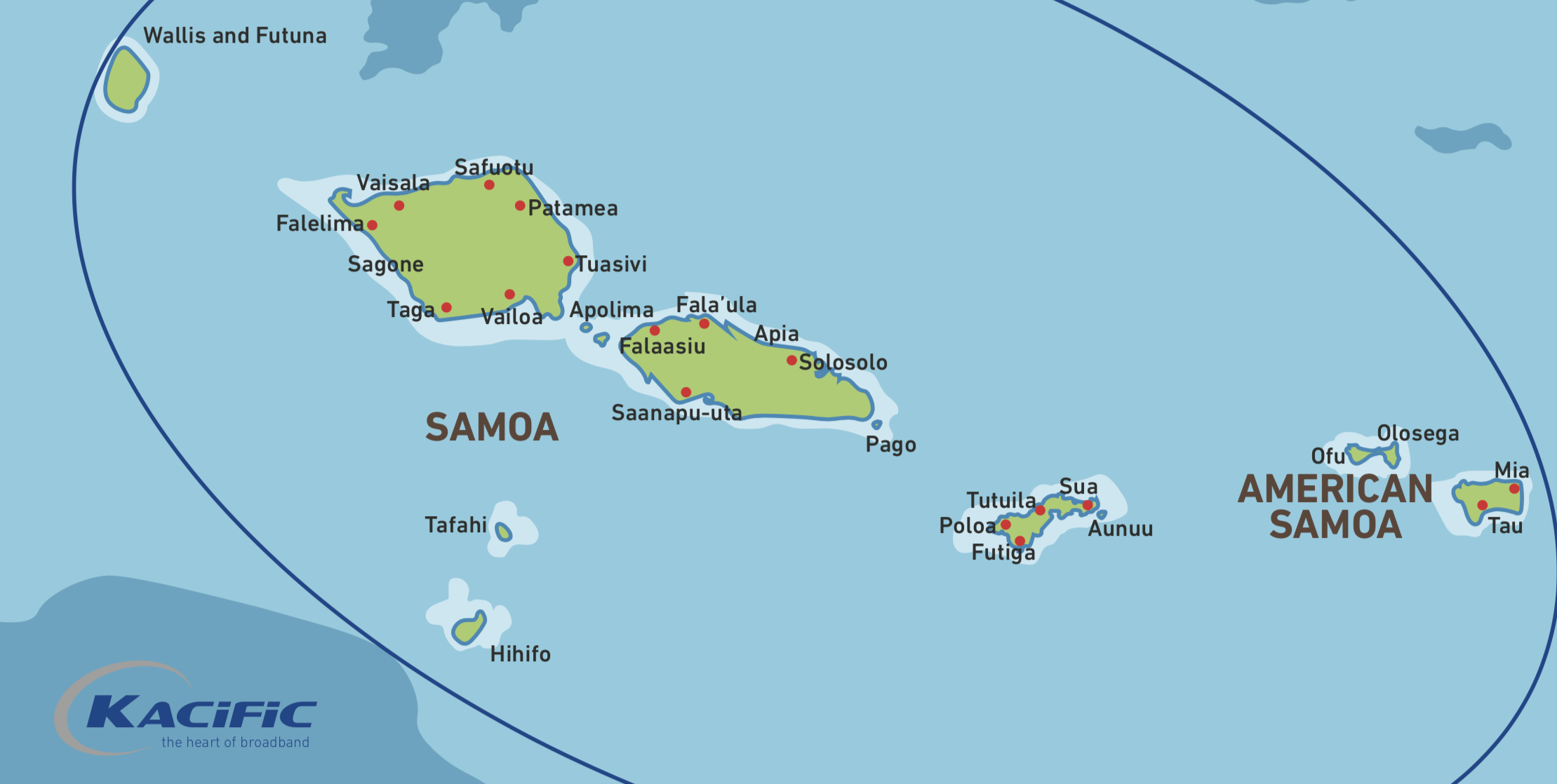 200504 Samoa American Samoa Country Map 