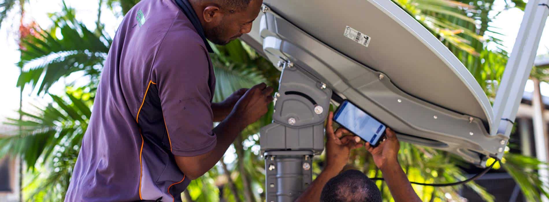 Antenna installation Kacific